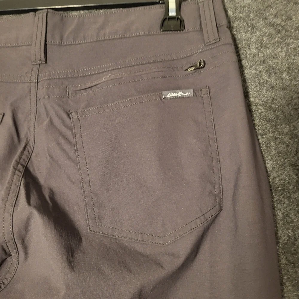 Eddie Bauer First Ascent Guide Pro Pants Mens Gray Hiking Outdoor Stretchy 34x30
